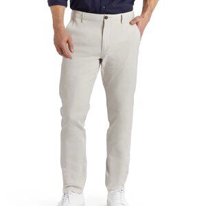 Mott & Bow Charles Twill Chino 36 x 30 NWOT Khaki Casual Athleisure Golf Stretch